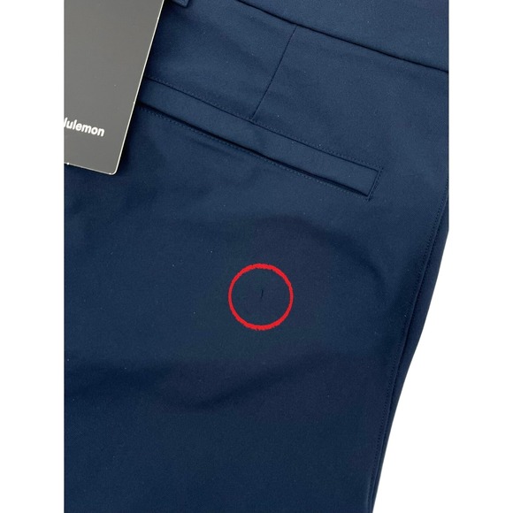 NEW LULULEMON Mens Commission Slim-Fit Pant True Navy Size 31 x 32 MSRP‎ $138 - Picture 12 of 12